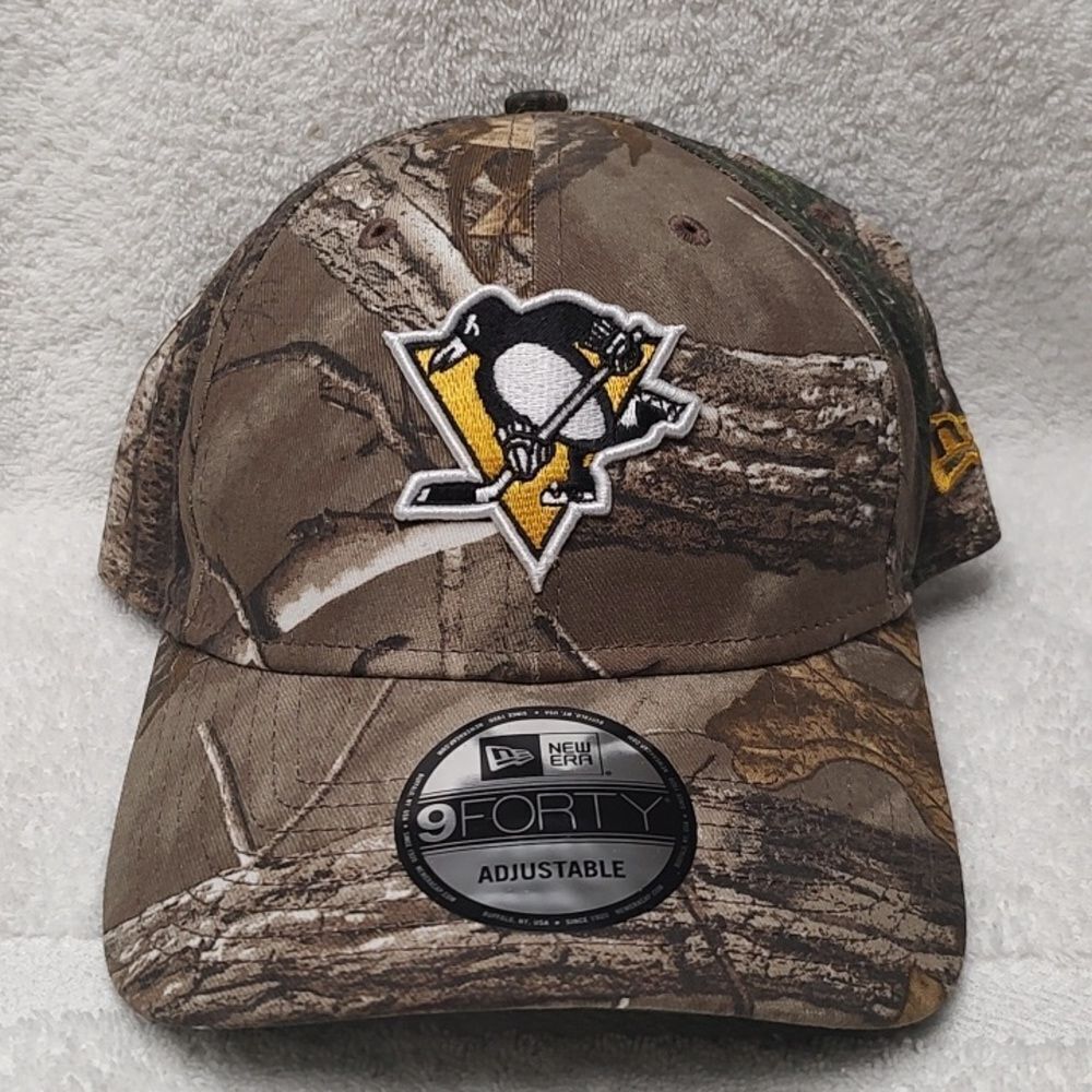 New Era 9FORTY CAMO Pittsburgh Penguins Velcroback Hat - New